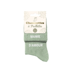 Chaussettes Paillettes Duo...