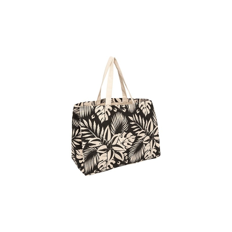 Sac shopping coton décoré jungle