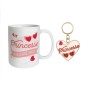 Coffret mug porte cles paillettes princesse