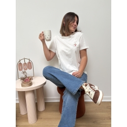 T-shirt Coloré "Coffee...