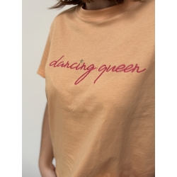 T-shirt Coloré "Dancing queen "Orange