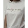 T-shirt Coloré "Dancing queen" Blanc