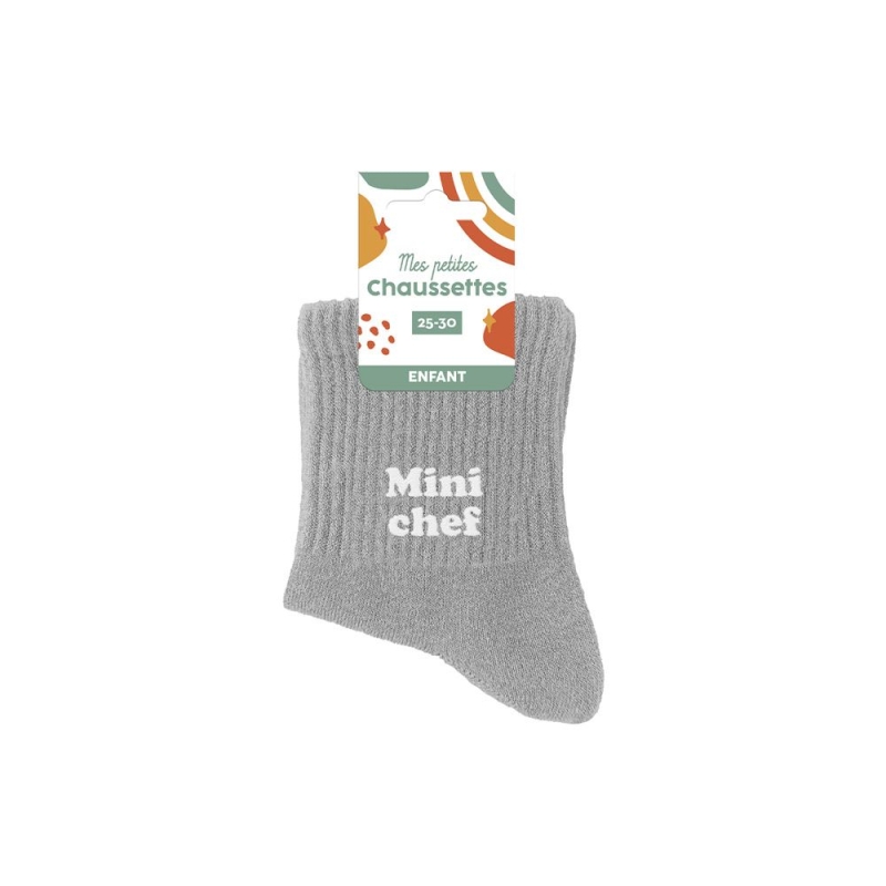 Chaussettes enfant mini chef