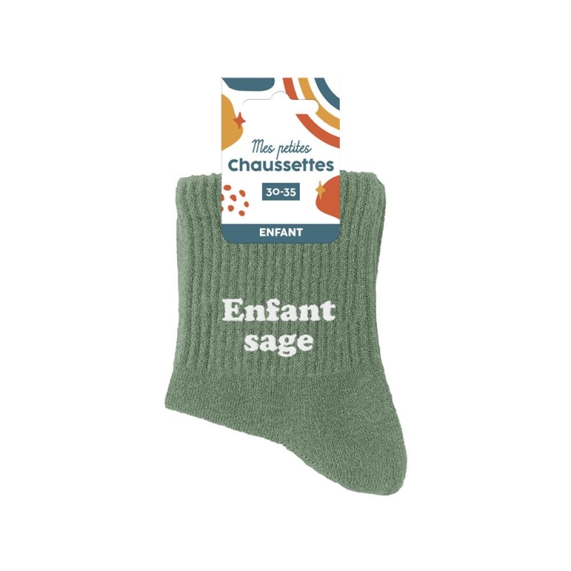 Chaussettes enfant enfant sage