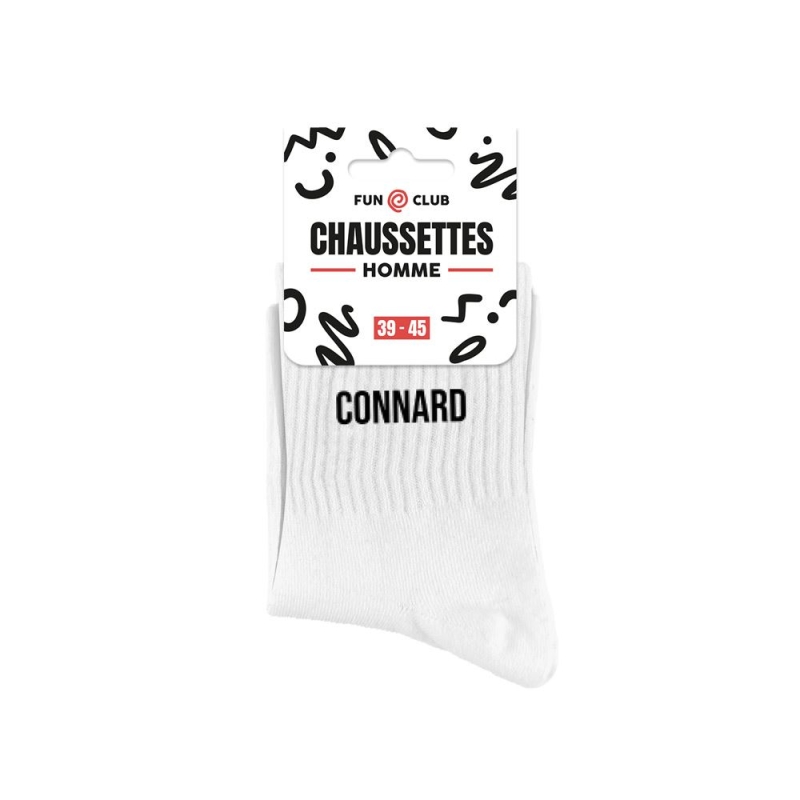 Chaussettes blanches connard