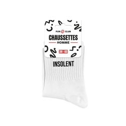 Chaussettes blanches insolent