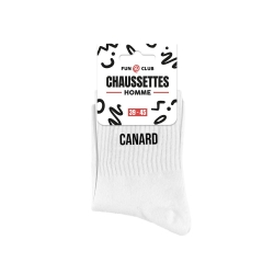 Chaussettes blanches canard