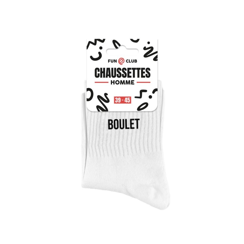 Chaussettes blanches boulet