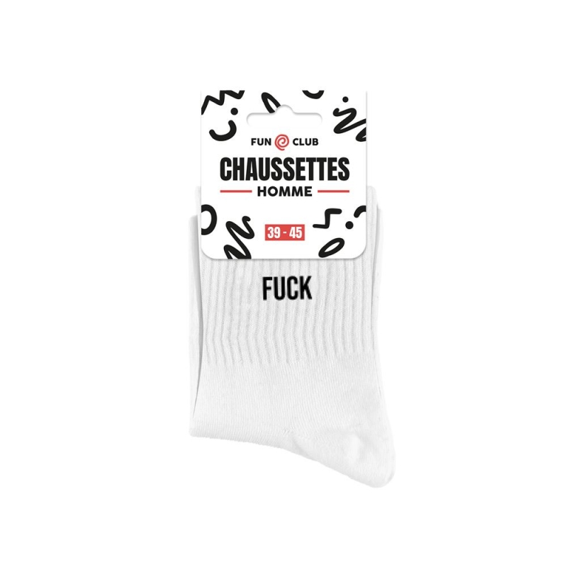 Chaussettes blanches fuck