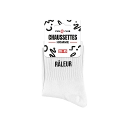 Chaussettes blanches raleur