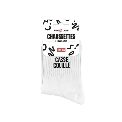 Chaussettes blanches casse...