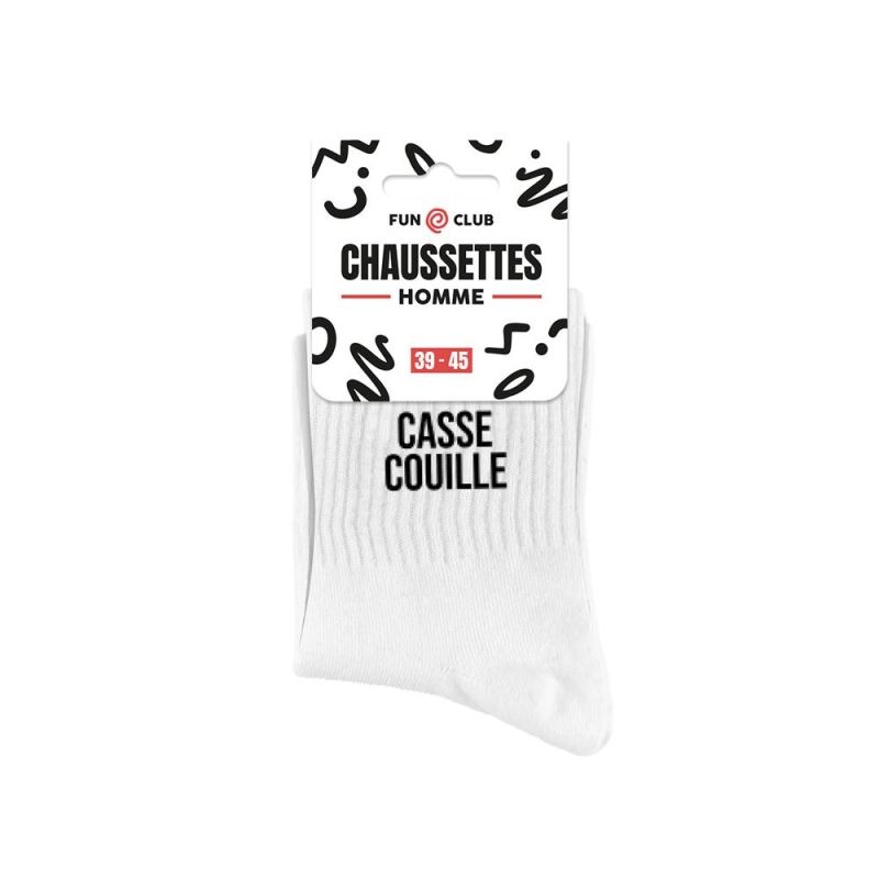 Chaussettes blanches casse couilles