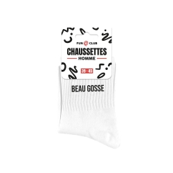 Chaussettes blanches beau...