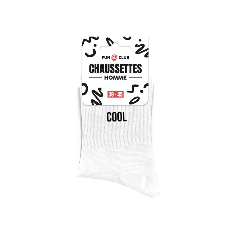 Chaussettes blanches cool