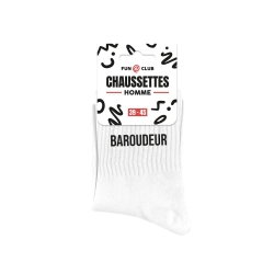 Chaussettes blanches baroudeur