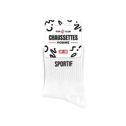 Chaussettes blanches sportif