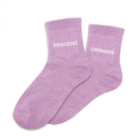 Chaussettes paillettes duo princesse connasse Chaussettes paillettes duo princesse connasse