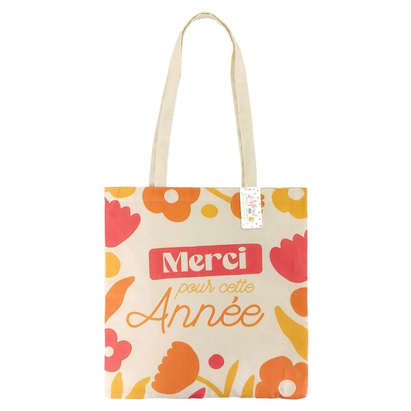 Sac cabas merci pour cette annee