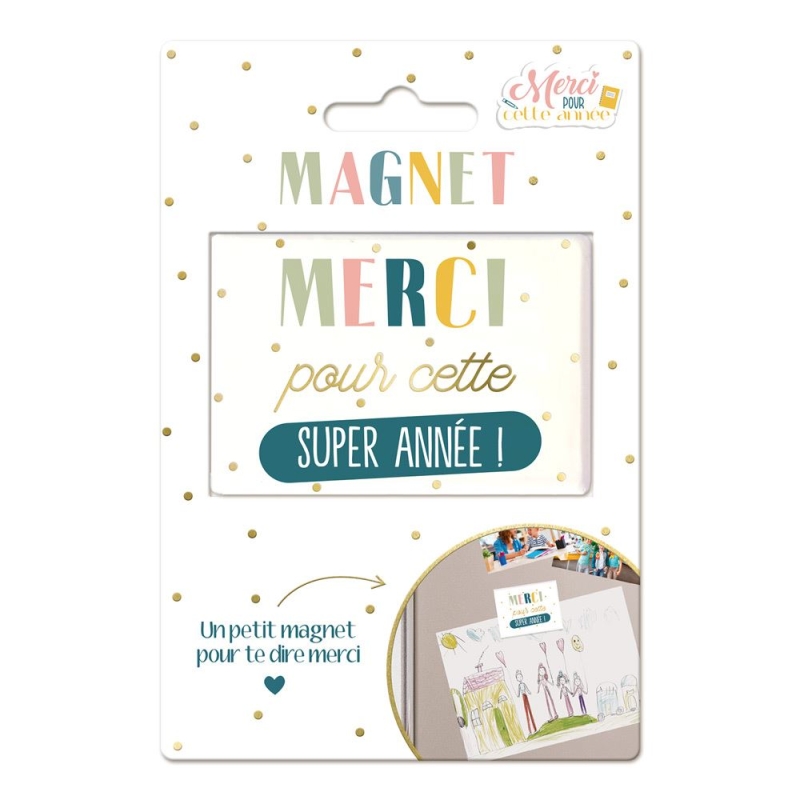Magnet merci pour cette annee