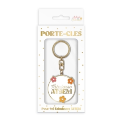 Porte cles atsem fabuleuse