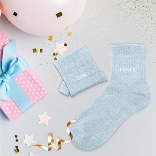 Chaussettes paillettes duo girl power