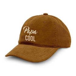 Casquette velours papa cool