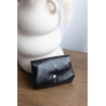 Porte monnaie irisé noir