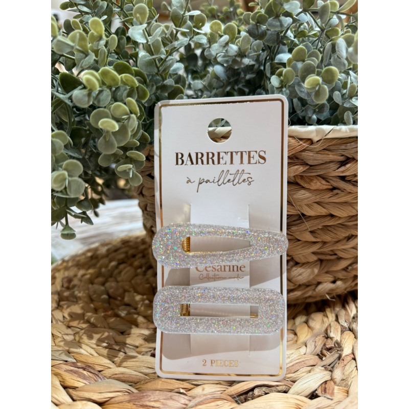 Barrettes Paillettes