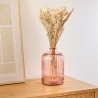 Vase verre recyclé Luz haut 23 cm rose