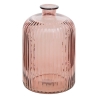 Vase verre recyclé Luz haut 23 cm rose