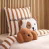 Coussin bouclette Scott 40 x 40 cm polyester motif chien