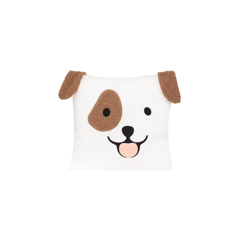Un joli coussin en bouclette "Scott" en forme de chien tout mignon !

Taille: 40x40cm