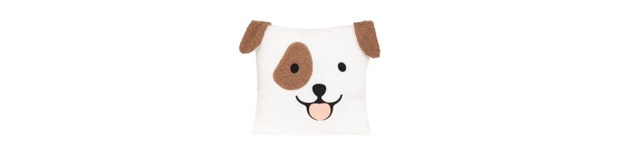 Un joli coussin en bouclette "Scott" en forme de chien tout mignon !

Taille: 40x40cm