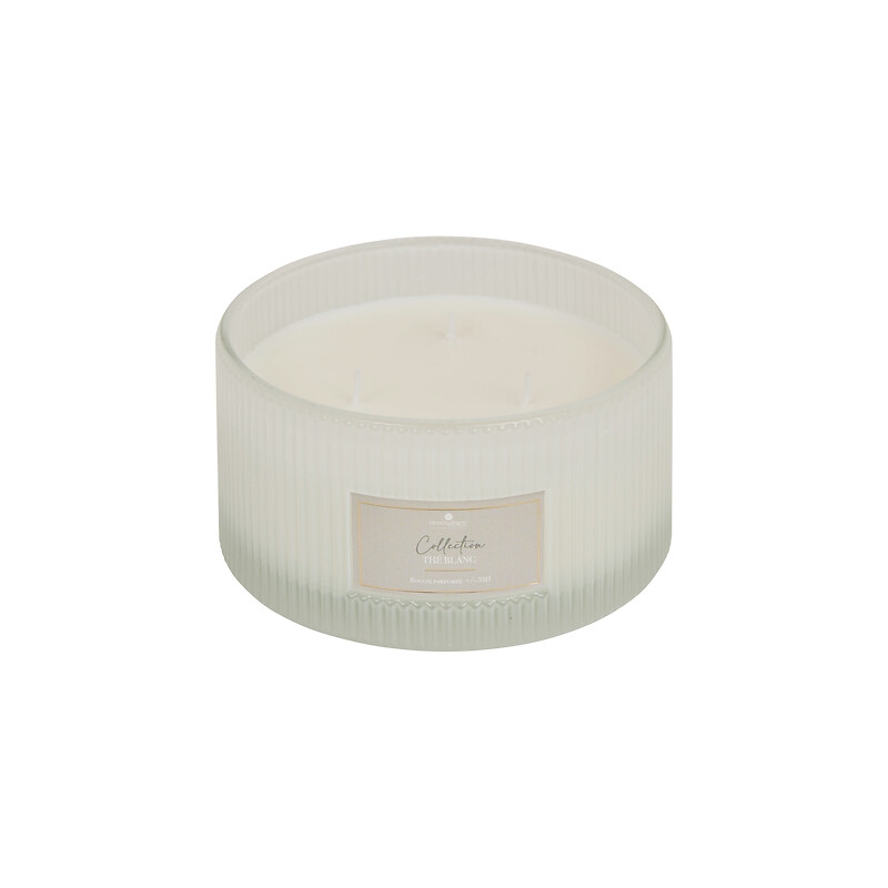 BOUGIE PARFUMEE VERRE ALBIE THE BLANC 635G