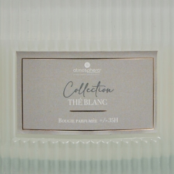 BOUGIE PARFUMEE VERRE ALBIE THE BLANC 635G