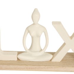 Mot à poser Yogi long 36 cm blanc
