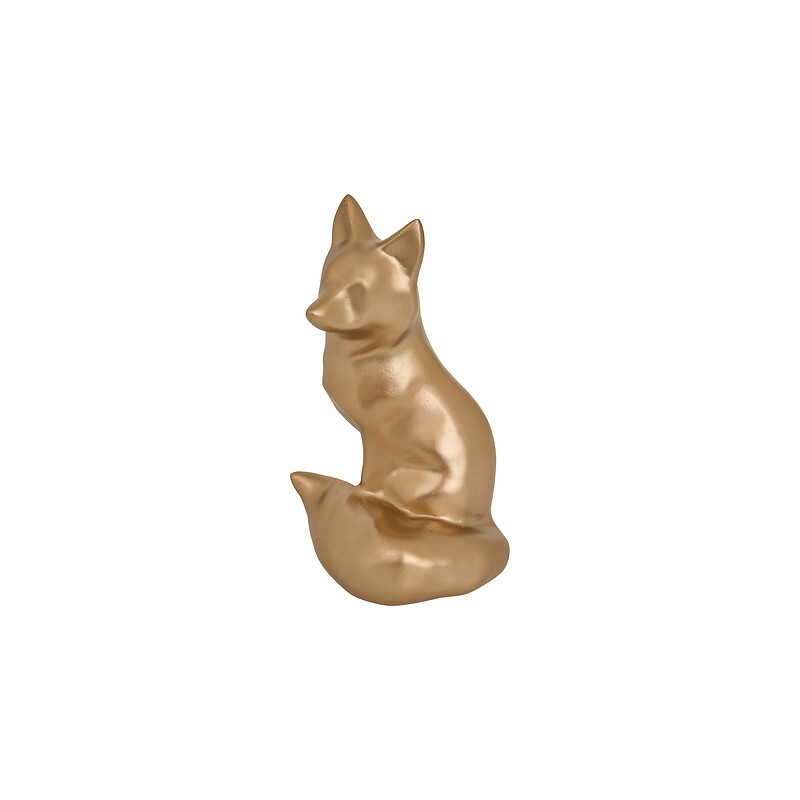 Renard résine Automne haut 26,5 cm