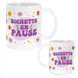 Mug a paillettes bichette