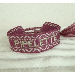 Bracelet tissu "Pipelette"...