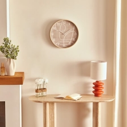 Horloge motif abstrait Greta diam 38 cm bois
