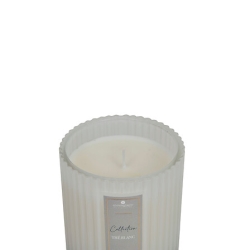 BOUGIE PARFUMEE EN VERRE ALBIE THE BLANC 290G