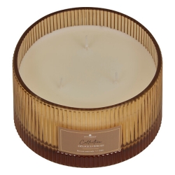 BOUGIE PARFUMEE EN VERRE ALBIE EPICE 5 MECHES 635G
