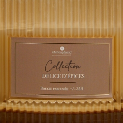 BOUGIE PARFUMEE EN VERRE ALBIE EPICE 5 MECHES 635G
