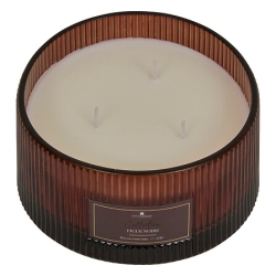 BOUGIE PARFUMEE EN VERRE ALBIE FIGUE NOIRE 5 MECHES 635G