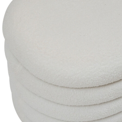 BANC COFFRE BOUCLETTE GIULIA BLANC
