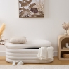 BANC COFFRE BOUCLETTE GIULIA BLANC
