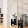 Miroir arche Emily 160 x 58 cm bois blanc