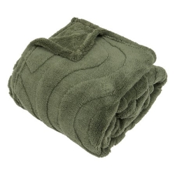 PLAID SHERPA JACQUARD OPAL...
