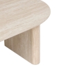 Table basse Anaya 120 x 60 x 40 cm bois effet travertin beige