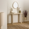 Console Olao L. 100 x P. 40 x H. 80 cm pin et bois ivoire